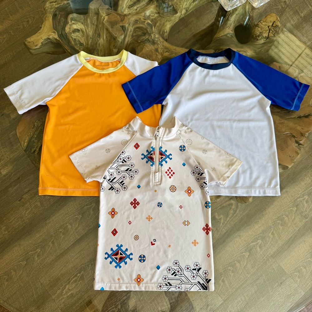 Bundle of 3 Kids Swim Rashguards